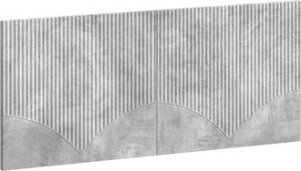 vidaXL Cabecero Montada En La Pared Hoorn Gris Hormig&oacute;n Vidaxl