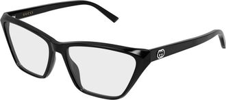 Gucci Cat Eye Optisch Montuur - Dames - Brillen - Zwart - 56 MM - Accessoires