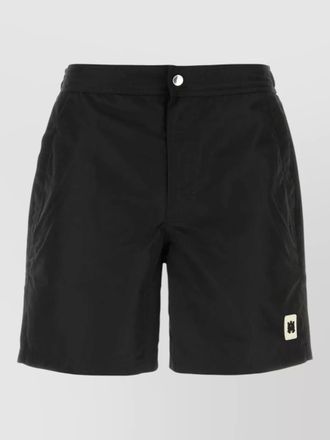 Amiri polyester swim shorts back pocket front pockets