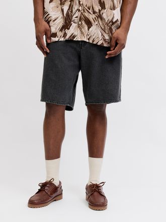 Jack & Jones Plus Size Jeansbermudas JJITONY JJORIGINAL SHORT, Herren, Gr. 42 (4XL), N-Gr, schwarz denim, Denim/Jeans, Obermaterial: 100% Baumwolle, JACK & JONES PLUSSIZE, l