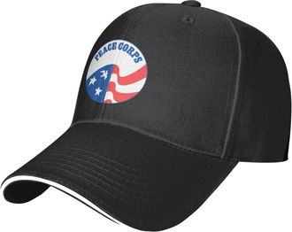Generic Baseball Cap Peace Corps Christmas Trucker Cap Youth Fashion Outdoor Hats, for Cycling, Travel, Beach, 55-59cm