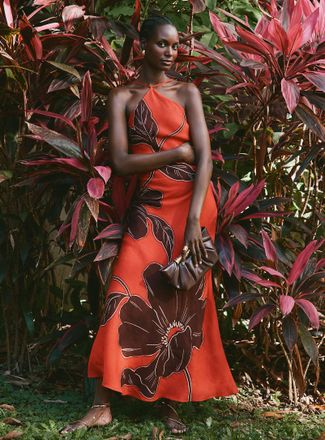 Ever New Womens Nova vivid floral maxi dress