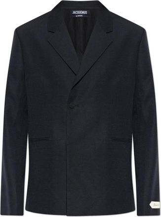 Jacquemus Melo Blazer - Heren - Blazers - Blauw - M - Katoen - Jassen