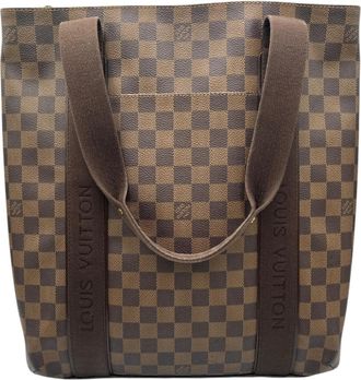 Louis Vuitton Brown Damier Canvas Handbag Tote Bag (Pre-Owned)
