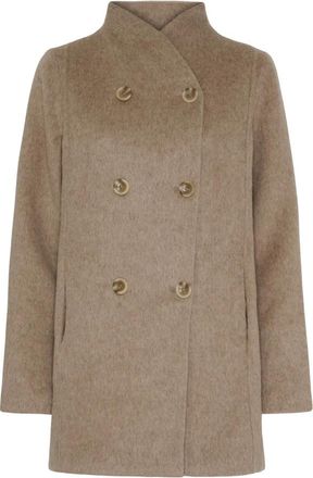 BTF-CPH Abrigo Cruzado - Coats - Mujer - Beige - L