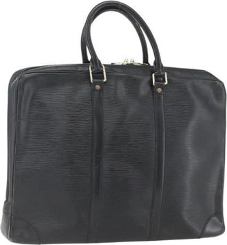 Louis Vuitton Pre-owned Handbag - Dames - Vintage Handtas - Zwart - ONE Size - Leer - Vintage