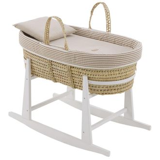 Cambrass Moises palma acolch+pata m.bco 39x80x61 cm beige/bco