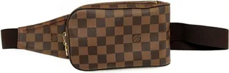 Louis Vuitton Damier Canvas Ebene Pvc Canvas Pouch Sling Bag (Pre-Owned)