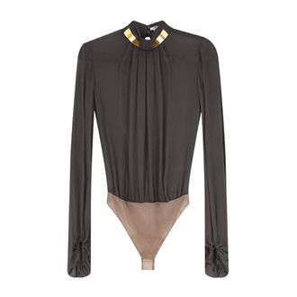 Elisabetta Franchi Dames, Tops, Zwart, Maat: S