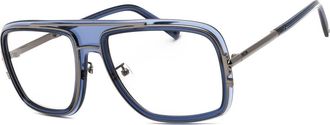 MCM MW0017-H 90A Mens Sunglasses Blue Size 57