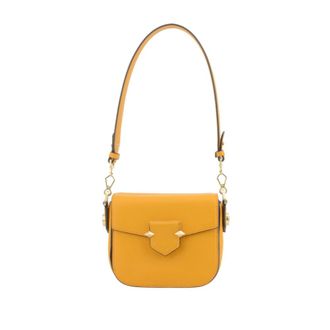 Pourchet Tassen, Dames, Geel, ONE Size, Leer, Petit trotteur