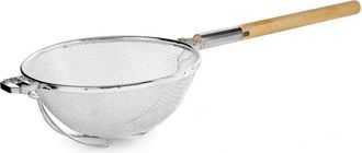 Lacor Colador De Doble Malla Acero Inoxidable 30 Cm Escurridera Para Cocina Industrial Hosteleria Ideal Para Todo Tipo De Liquidos