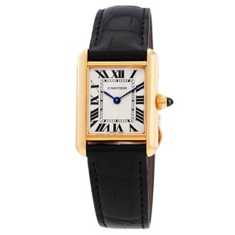 Cartier Tank Louis Quartz Silver Dial Watch WGTA0342