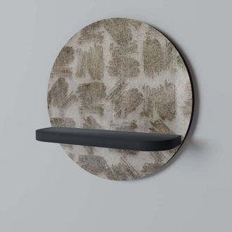 OEM Estante Redondo Negro Ligeramente Borroso