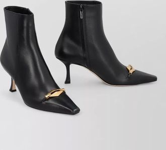 Jimmy Choo London leather ankle boots