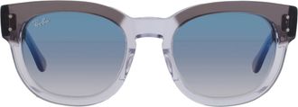 Ray-Ban Mega Hawkeye Blue Gradient Square Unisex Sunglasses RB0298S 13553F 53