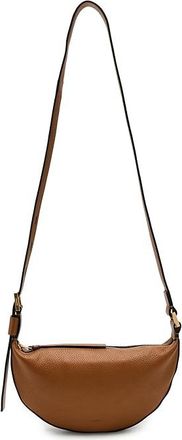 AllSaints Half Moon Crossbody Womens Bags Sepia Brown, Leather