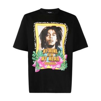 Dsquared2 T-Shirts, male, Black, Size: XS Casual Cotton T-Shirt