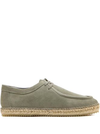 Frescobol Carioca Rodolfo lace-up espadrilles - Green