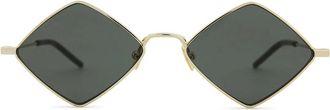 Saint Laurent Sunglasses Sl 302 Lisa 004 New Wave Gold/Green Unisex