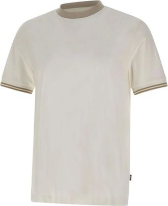 HUGO BOSS Heren, Tops, Wit, Maat: 2XL Katoen