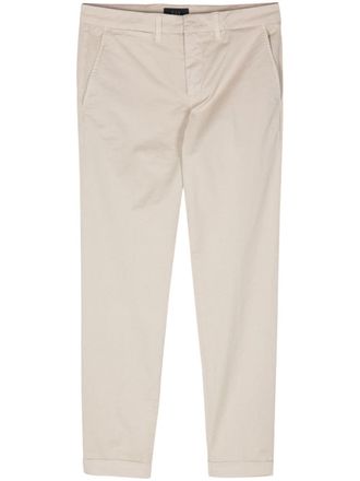 Fay Capri straight-leg trousers - men - Cotton/Elastane - 36 - Neutrals
