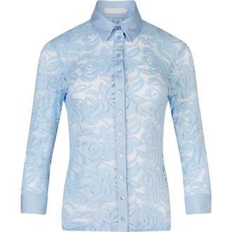 Anne Fontaine Nahia Shirt in Riviera at Nordstrom, Size 36 Eu