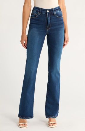 Good American Soft Tech Bootcut Jeans in Indigo511 at Nordstrom, Size 10
