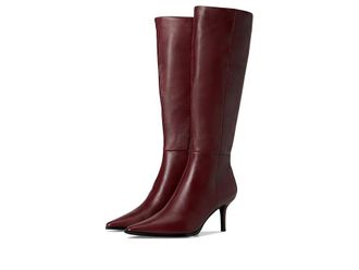 Steve Madden Lingo Womens Boots Wine Leather : 8.5 M