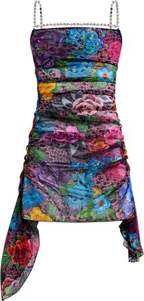 Area Abito corto a fiori - Rosa