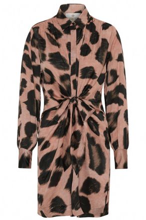 Karmamia Womens Millie Dress In Chocolate Leo