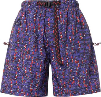 Nike x ACG Retro Woven Printing Shorts Blue Red Bluered CT6333-010