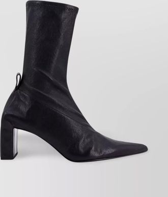 Jil Sander stretch leather boots