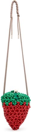Alemais Alemais Strawberry Mini Bead Cross-body bag - Red - One Size