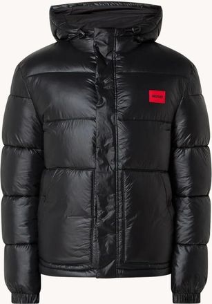HUGO BOSS Hugo Mens Baro 2441 Quilted Hooded Puffer Coat, Black