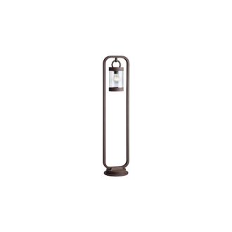 Trio Lampione Esterno Led Giardino Sensore Lanterna Ruggine 100cm Sambesi gd