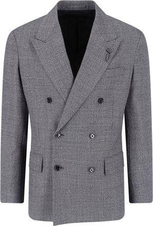 Lardini Blazer Doppiopetto In Lana Vergine