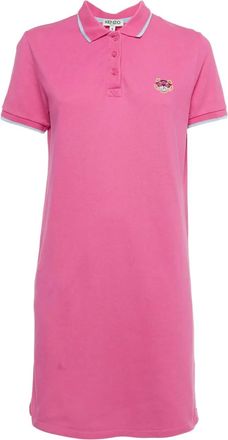 Kenzo Abito midi con ricamo - Rosa