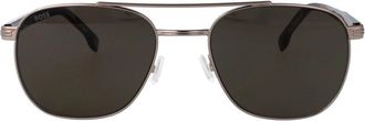 HUGO BOSS 1723/S Zonnebril - unisex - Zonnebrillen - Zwart - 56 MM - Accessoires