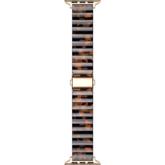 Posh Tech Charlie Resin Link Bracelet Apple Watch Watchband in Tortoise at Nordstrom