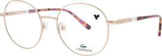 Lacoste Optical Glasses MATTE LIGHT GUNMETAL
