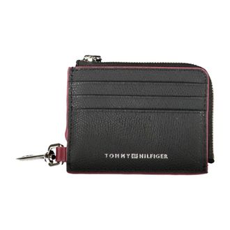 Tommy Hilfiger Wallets & Cardholders, male, Black, Size: ONE SIZE Portacard Zip Closure Wallet