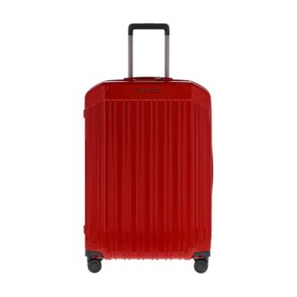 Piquadro Large Suitcases, male, Red, Size: ONE SIZE Medium hardside spinner with TSA lock