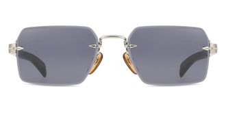 David Beckham DB 7109/S 85K/IR Mens Sunglasses Silver Size 56