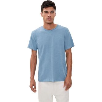 Rag & Bone Mens Classic Flame Tee, Fog Blue