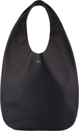 A.P.C. Le Neige Shoulder Bag - A. P.C. - Leather - Black
