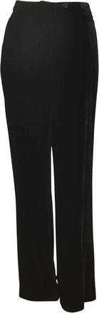 P.A.R.O.S.H. Rechte broek - Dames - Straight fit broeken - Zwart - S - Katoen - Broeken