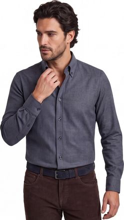 John Miller business overhemd John Miller Tailored Fit donkerblauw