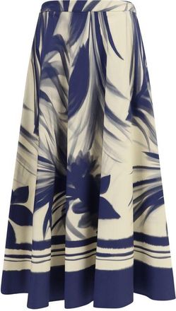 Sara Roka Sara Roka Cotton Midi Womens Skirt