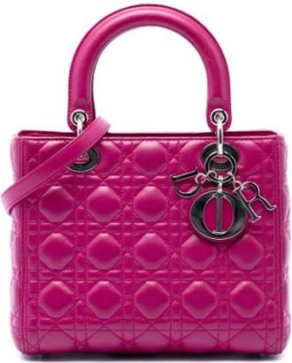 Dior Pre-owned Leather dior-bags - Dames - Vintage Handtas - Roze - ONE Size - Vintage